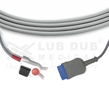 3 meter SpO2 pediatric clip probe compatible with GE Dash 11 pin device