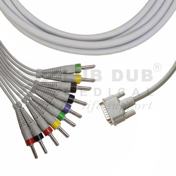 Hospital ECG cable Philips TC20 compatible patient lead wires