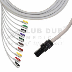 Diagnostic ECG cable for Quinton TMT system