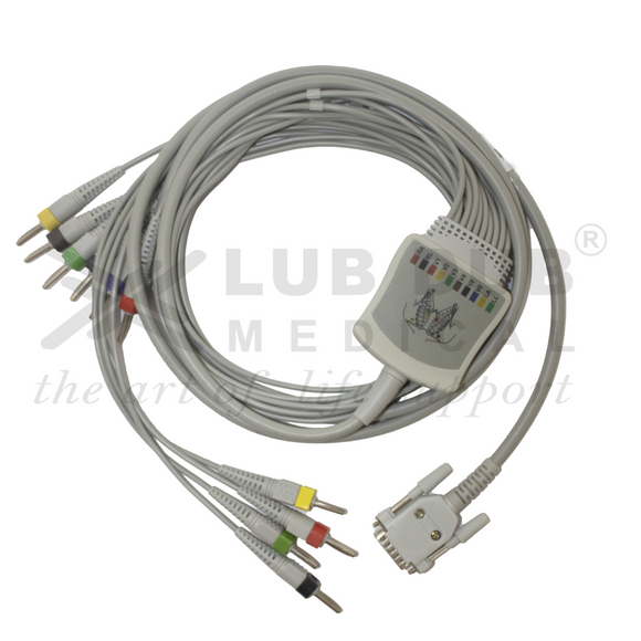 Medical ECG patient cable for RMS machines