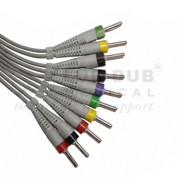 Hospital ECG cable RMS compatible lead wire set