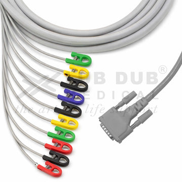Diagnostic ECG cable for Schiller AT1 ECG machine