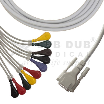Diagnostic ECG cable for Schiller AT1 ECG machine