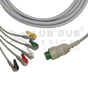 5 lead ECG patient cable Schiller compatible