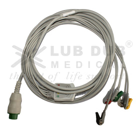 5 lead ECG patient cable Schiller Elite compatible
