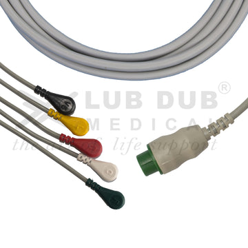 5 lead ECG patient cable Schiller Elite compatible