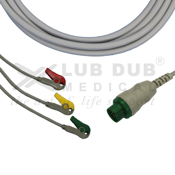 ECG Cable Clip Type Schiller Truscope Mini Compatible