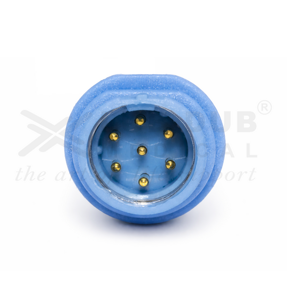 Adult SpO2 clip sensor 3 meter cable for Siemens Drager 7 pin patient monitor