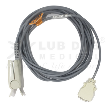 SpO2 adult probe 3 meter clip type compatible with Masimo 14 pin connector monitor