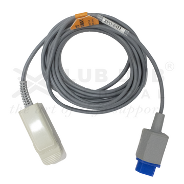 SpO2 adult probe 3 meter clip type compatible with Nihon Kohden monitor