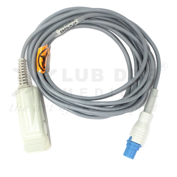 SpO2 adult probe 3 meter clip type compatible with Siemens Drager 7 pin monitor