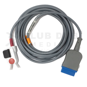 SpO2 pediatric probe 3 meter clip type compatible with GE Dash 11 pin monitor