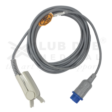 Adult SpO2 sensor 3m clip type for Mindray BeneView oxygen saturation monitoring