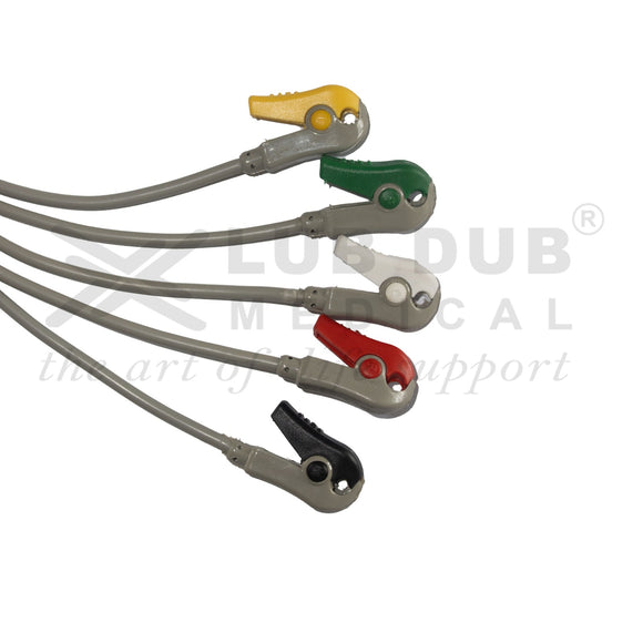 5 lead ECG patient cable Spacelabs compatible