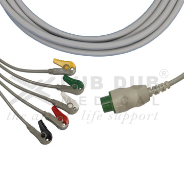 5 lead ECG patient cable Schiller compatible