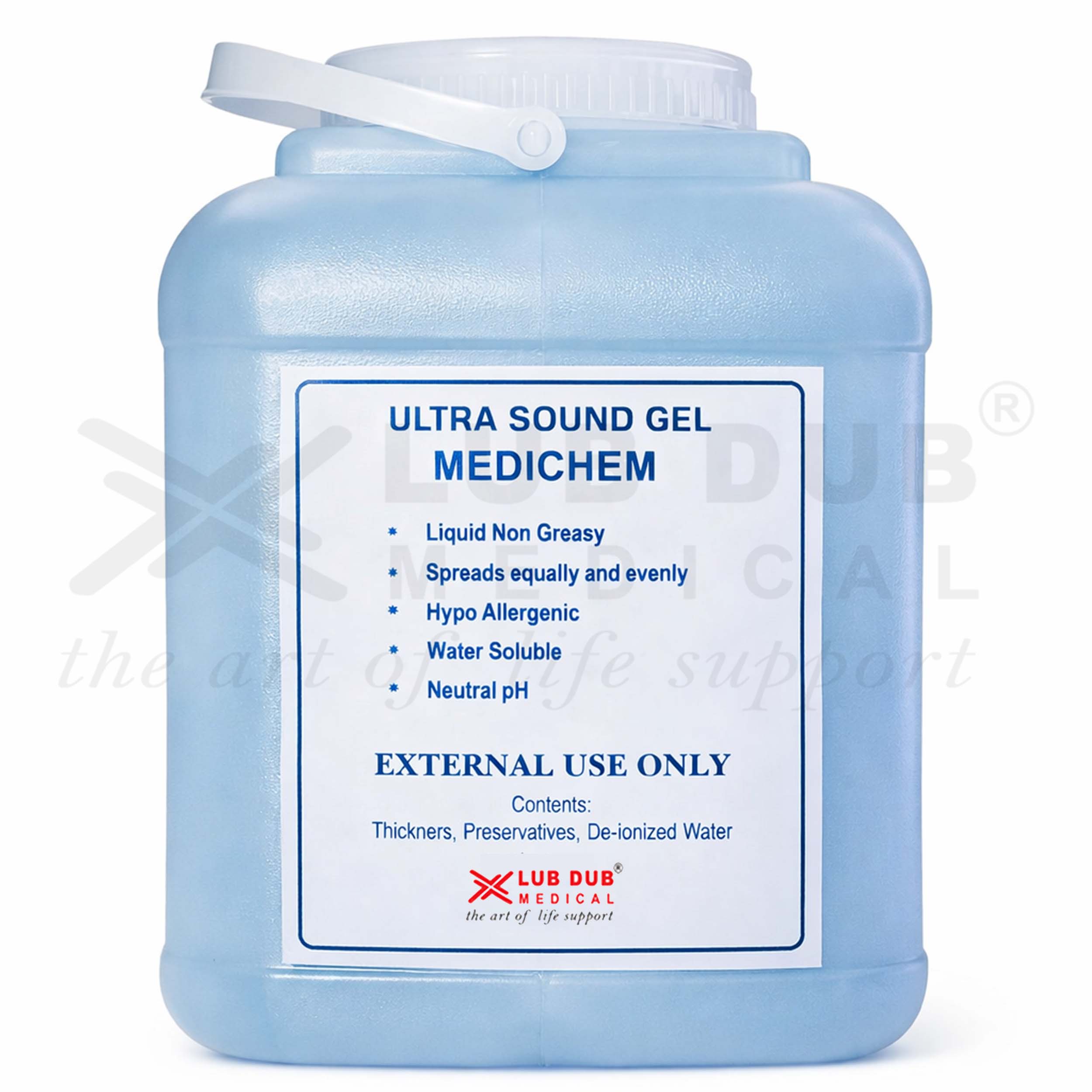 Hospital Ultrasound Gel Bulk Pack 5kg