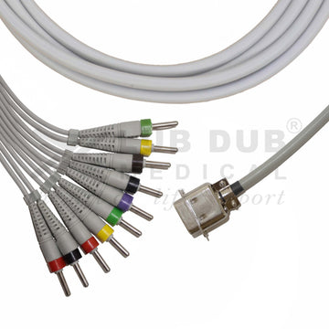 Hospital ECG cable Uniem compatible patient lead wires