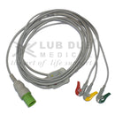 3 Lead ECG Cable Compatible with Nihon Kohden 11 Pin Clip type-1