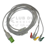 3 Lead ECG Cable Compatible with Nihonkohden 11 Pin Clip type