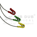 3 Lead ECG Cable Compatible with mindray 6 Pin Minipinch type-3