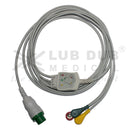 3 Lead ECG Cable Compatible with L&T 12 Pin Snap type-1