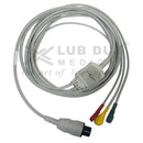 3 Lead ECG Cable Compatible with mindray 6 pin Snap type-1