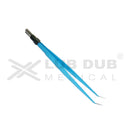 Bipolar Forceps Straight Angle 24cm 0.5mm Ger-10