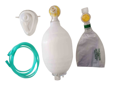 PSM® Artificial Silicon Resuscitator Adult (Ambu Bag Type) Autoclavable  (White) : Amazon.in: Industrial & Scientific