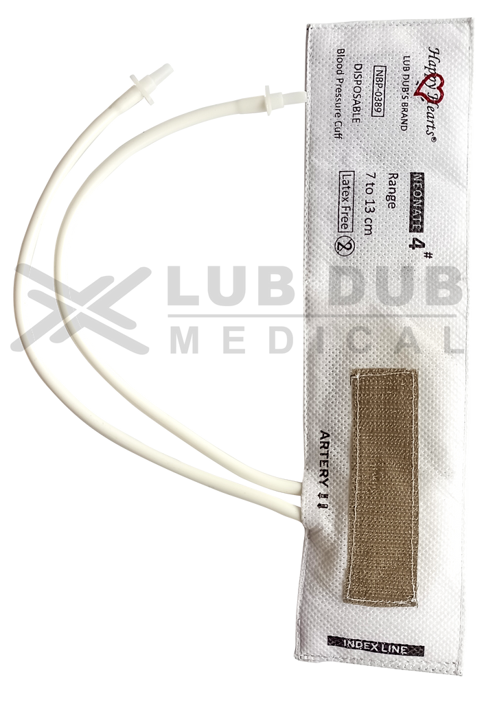 Disposable BP Cuff Neonatal Double Tube size 4