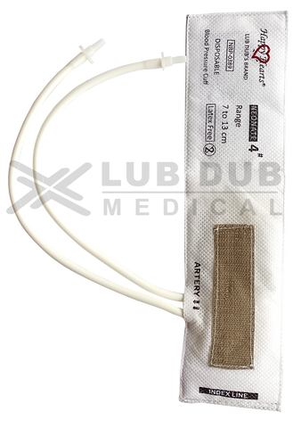 Disposable BP Cuff Neonatal Double Tube size 4