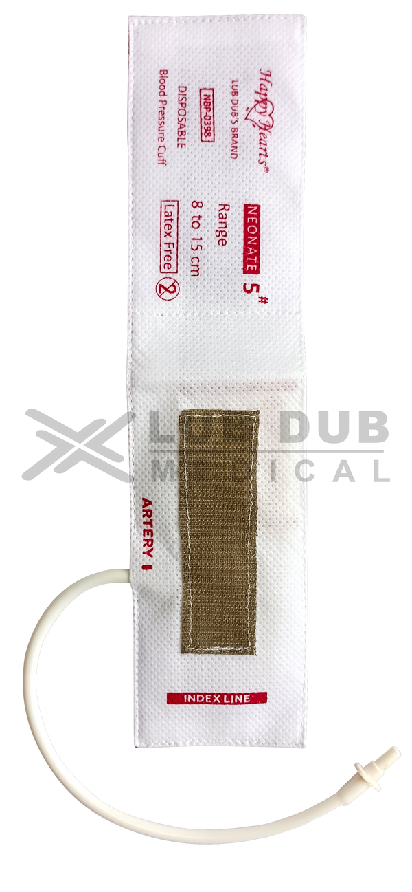 Disposable BP Cuff Neonatal Single Tube size 5