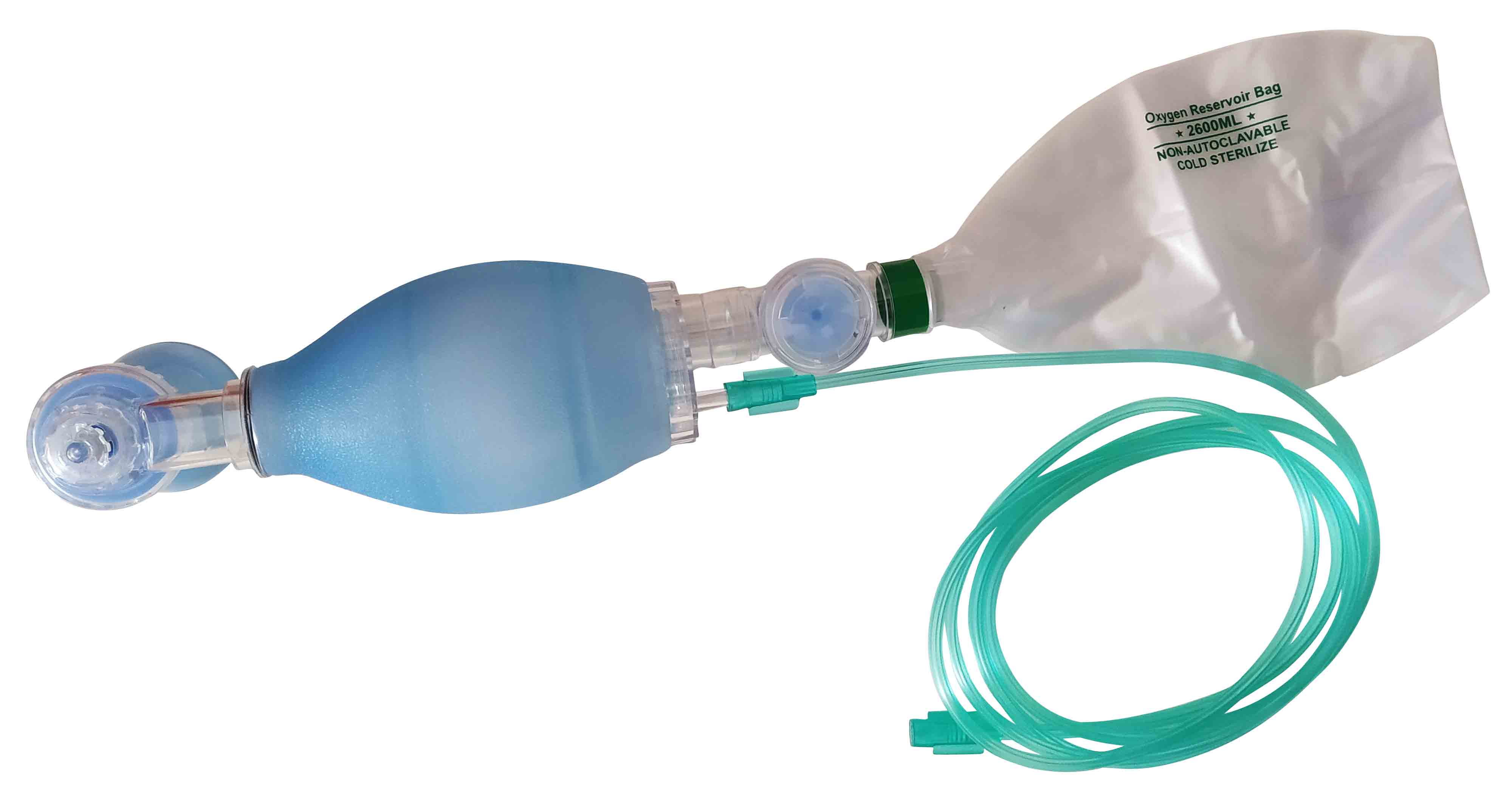 A bag valve mask (BVM), sometimes known by the proprietary name Ambu bag or  generically as a manual resuscitator or 