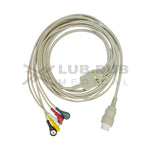 5 Lead ECG Cable Compatible with HP 12 pin Snap type - LubdubBazaar