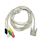 5 Lead ECG Cable Compatible with Magic Rs 15 Pin Clip type - LubdubBazaar