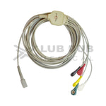 5 Lead ECG Cable Compatible with MEK  DB9 Snap type - LubdubBazaar