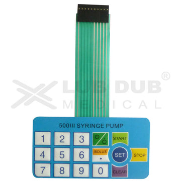 Keypad compatible with  500 III Syringe pump