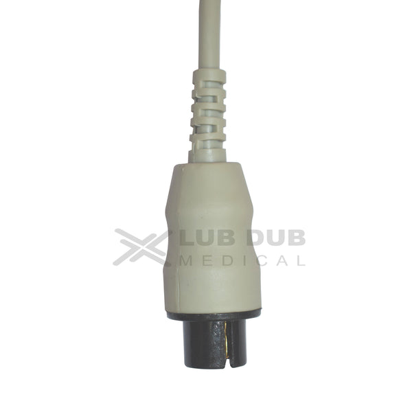 5 Lead ECG Cable Compatible with Spacelab  6 Pin Snap type - LubdubBazaar