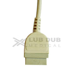 5 Lead ECG Cable Compatible with GE  11 Pin Clip type - LubdubBazaar