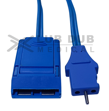 Reusable Patient Plate Cable for Disposable Earth Pad Valleylab. - 0