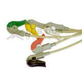 5 Lead ECG Cable Compatible with MEK  7 Pin S.Video Clip type