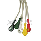 5 Lead ECG Cable Compatible with Spacelab  6 Pin Snap type