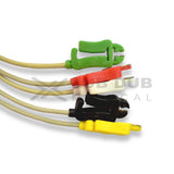 5 Lead ECG Cable Compatible with Schiller Samiks DB9 Clip type - LubdubBazaar