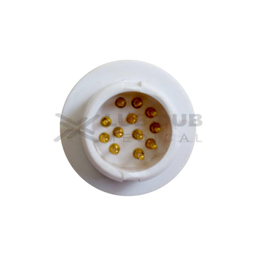 5 Lead ECG Cable Compatible with HP 12 pin Clip type