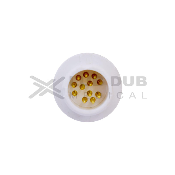 5 Lead ECG Cable Compatible with HP 12 pin Snap type
