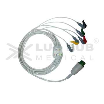 ECG cable with clip connectors Cura Medical 12 pin
