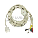 ECG cable with snap connectors GE 11 pin