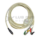 ECG cable with clip connectors MEK S-Video 7 pin