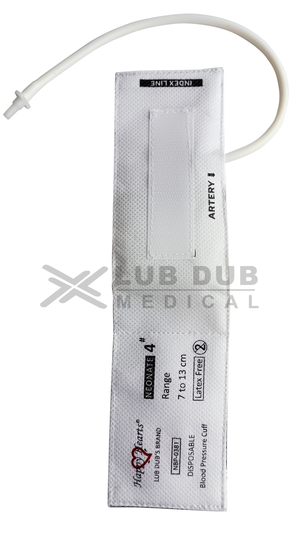 Disposable BP Cuff Neonatal Single Tube size 4