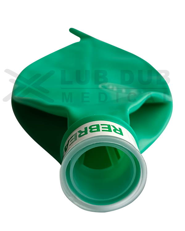 Rebreathing Bag Green 2.0 Ltr's