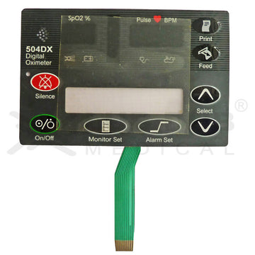 Keypad compatible with Criticare 504 DX Digital Pulse oximeter